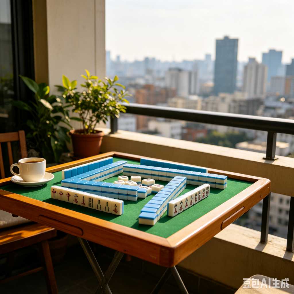 camping mahjong game set