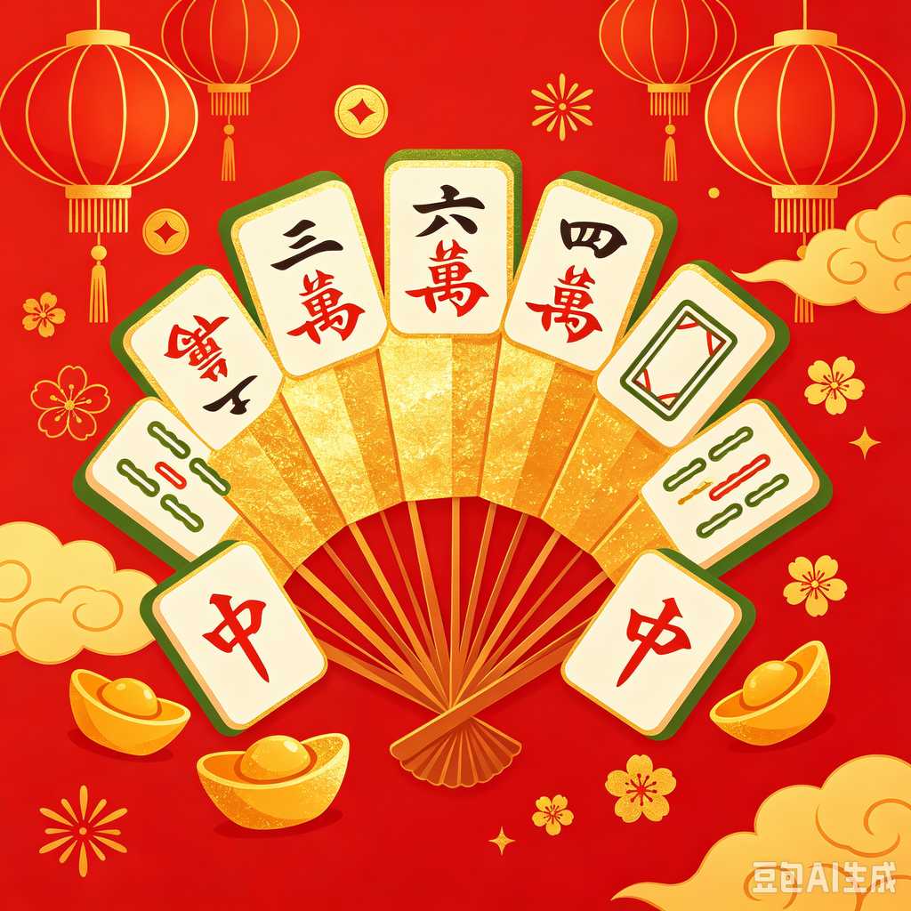 adult senior mahjong game set