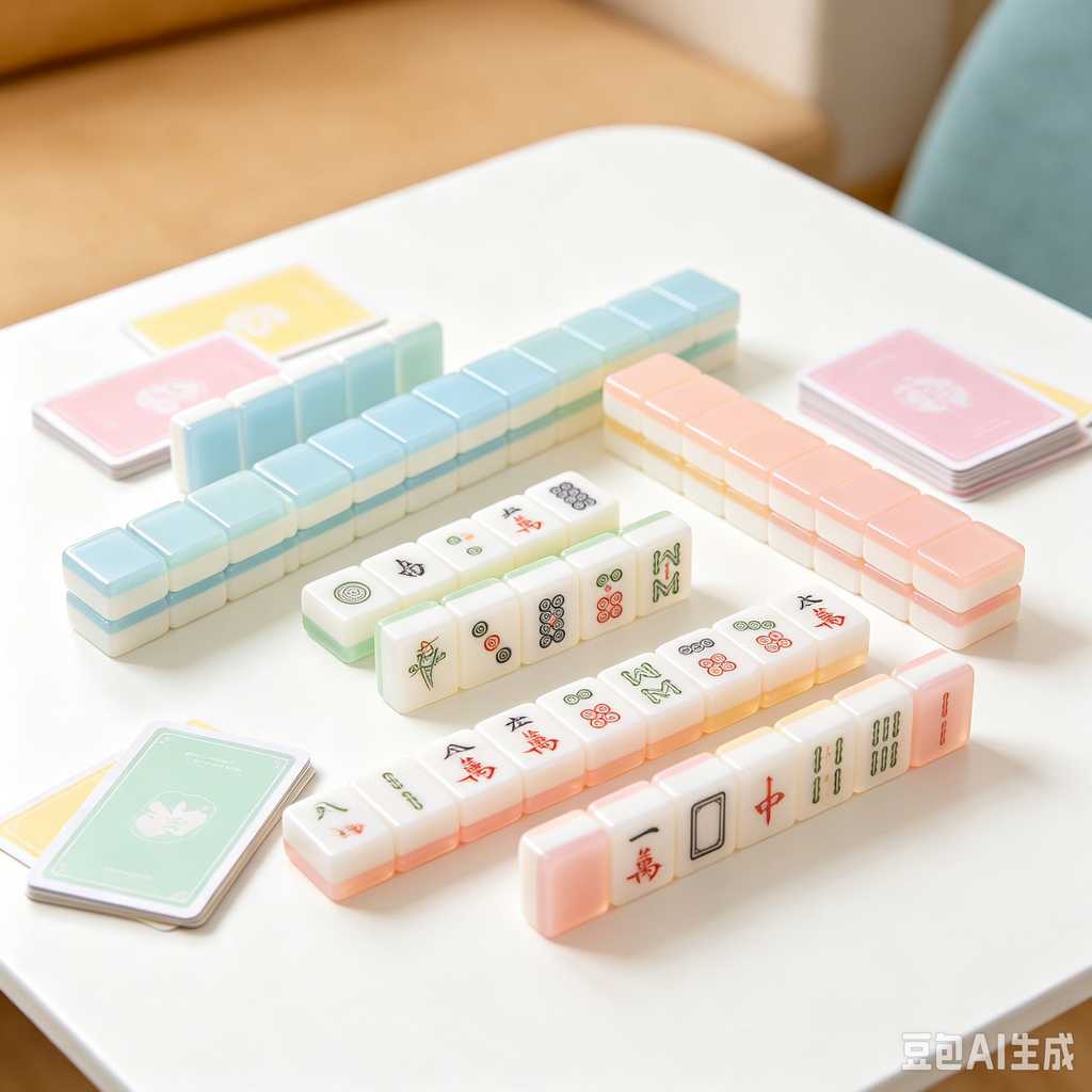 large print mahjong set