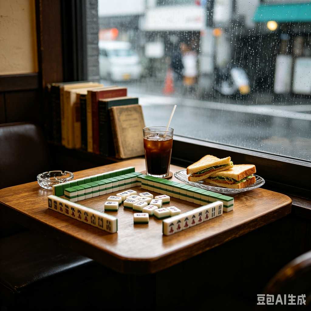 muted color mahjong set