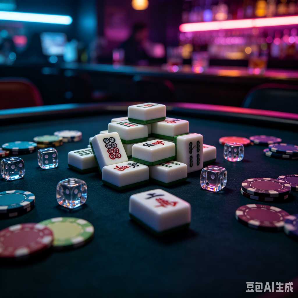 blue mahjong tiles